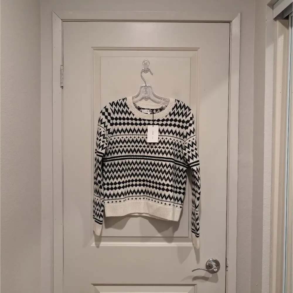 chinti & parker wool-cashmere pop fair isle sweater